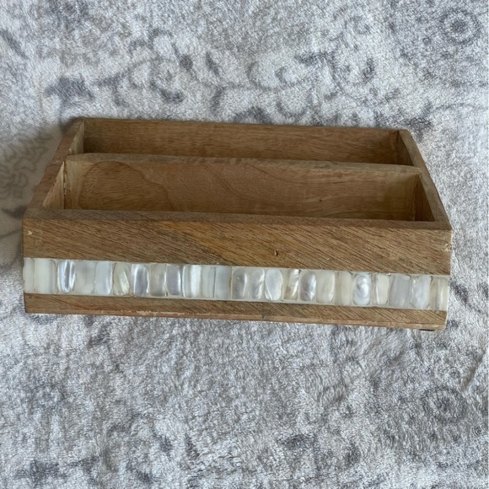 Desk pen organizer‎ wooden